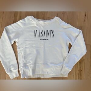 All Saints Ivory Knit Top